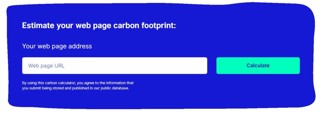 Website Carbon ist ein Tool, um die Nachhaltigkeit einer Webseite zu testen