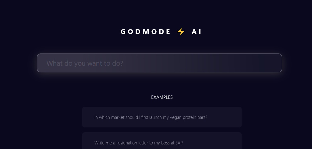 Godmode Space AI Tool